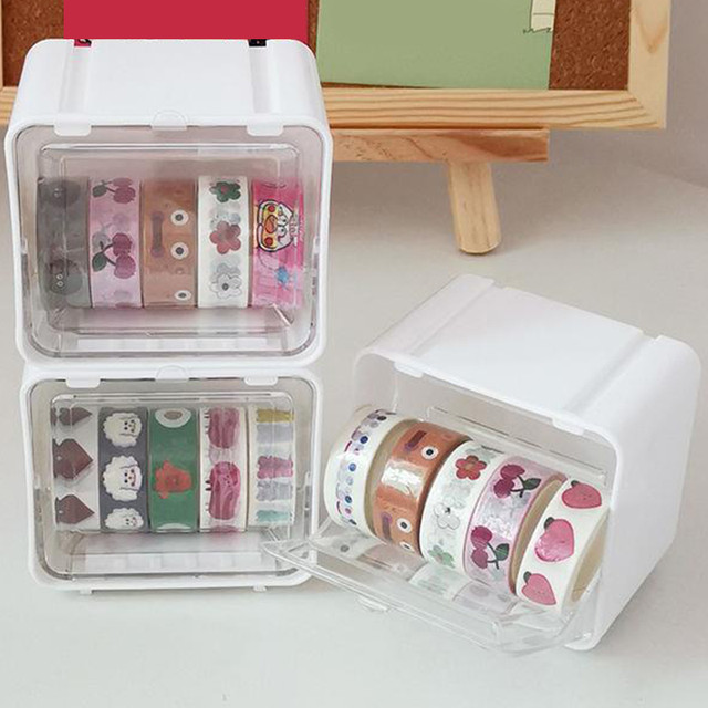 Washi Tape Storage Box Masking Tape Dispenser School Office